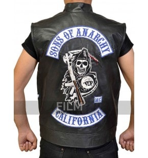 Sons Of Anarchy Jax Teller Biker Vest With Patches